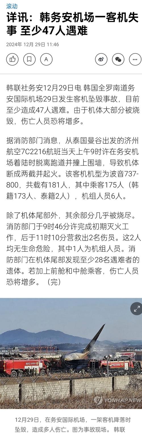 新澳最新版精准特和韩国发生飞机坠毁与韩国发生飞机坠毁事件